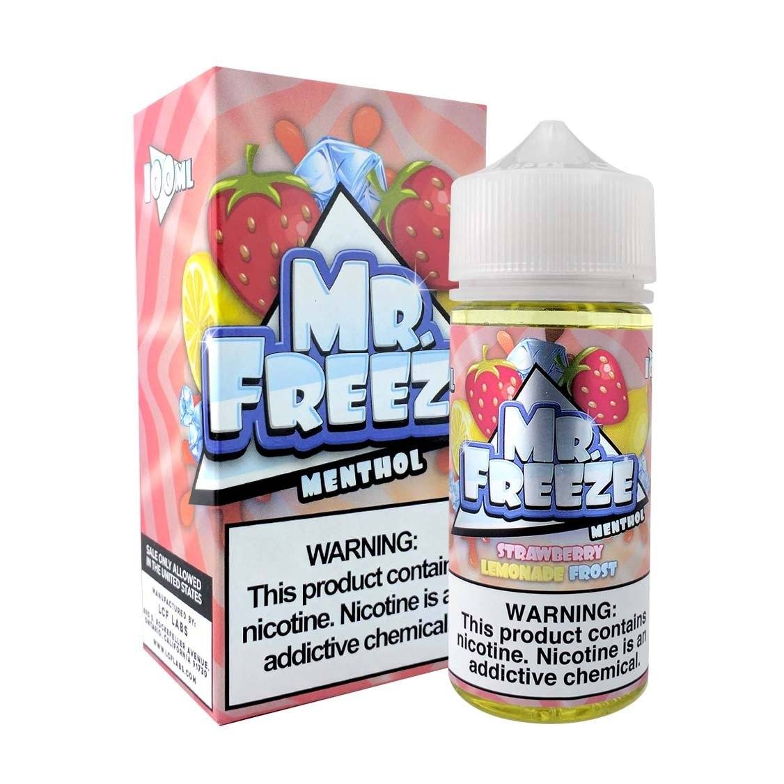 Strawberry Lemonade Frost by Mr. Freeze Menthol 100ml with packaging