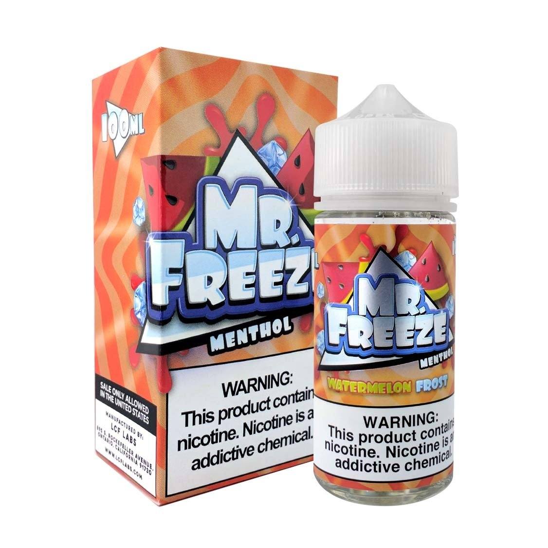 Watermelon Frost by Mr. Freeze Menthol 100ml with packaging