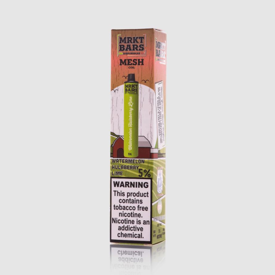 MRKT Bar Disposable 5000 Puffs 10mL watermelon hulaberry lime