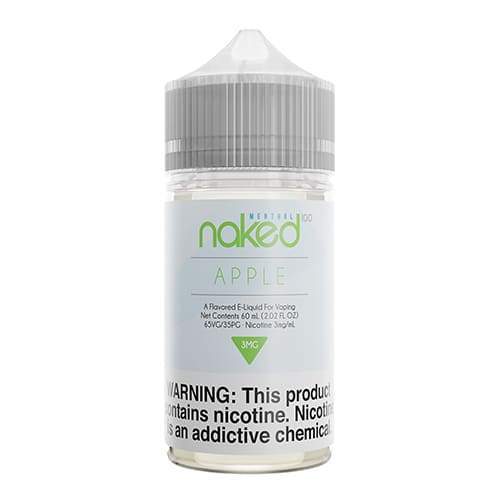  Apple Cooler by Naked 100 Menthol 60ml bottle