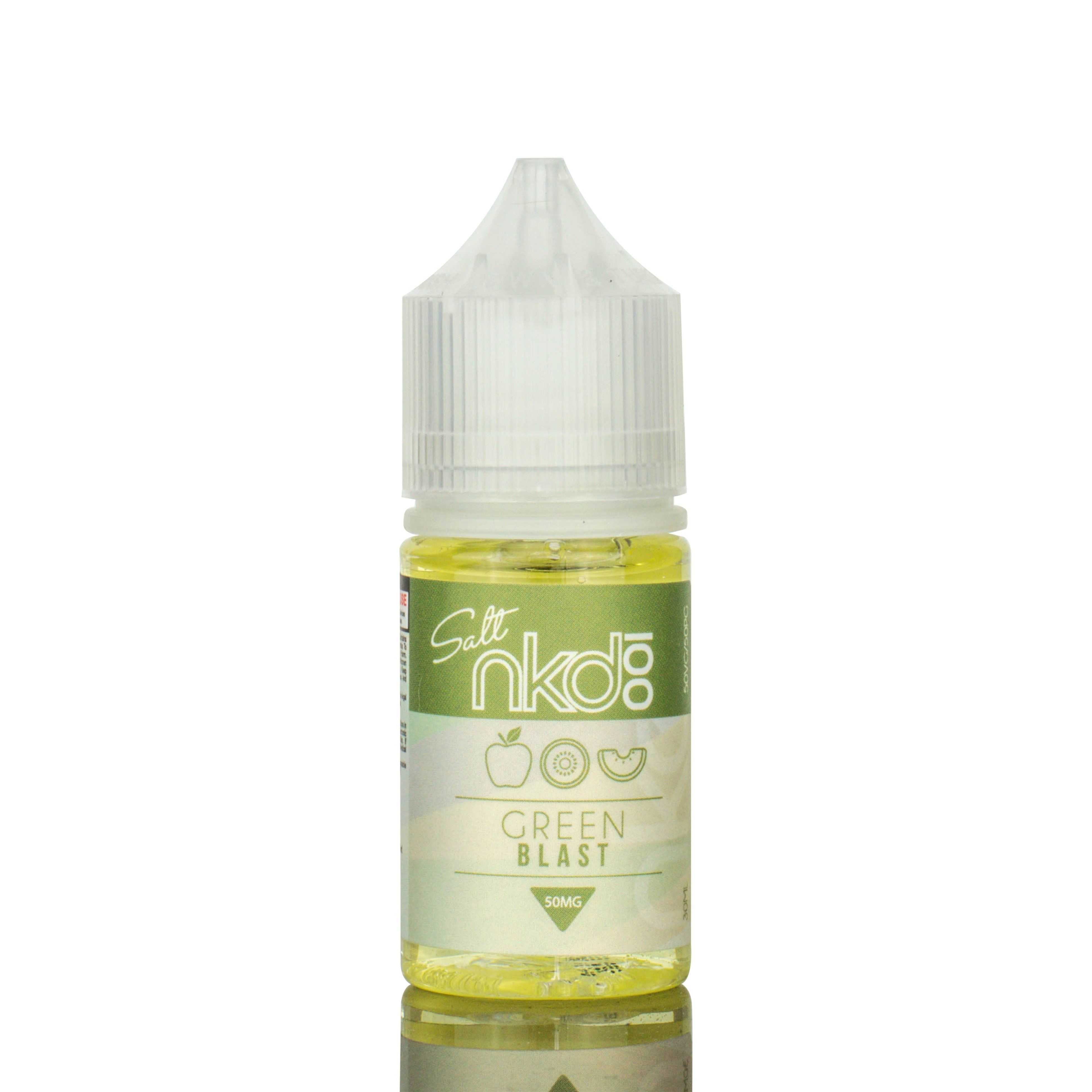 Naked Salt 30mL - Melon Kiwi (Green Blast) 35mg Bottle