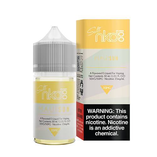 Naked Salt 30mL - Maui Sun 35mg with packaging