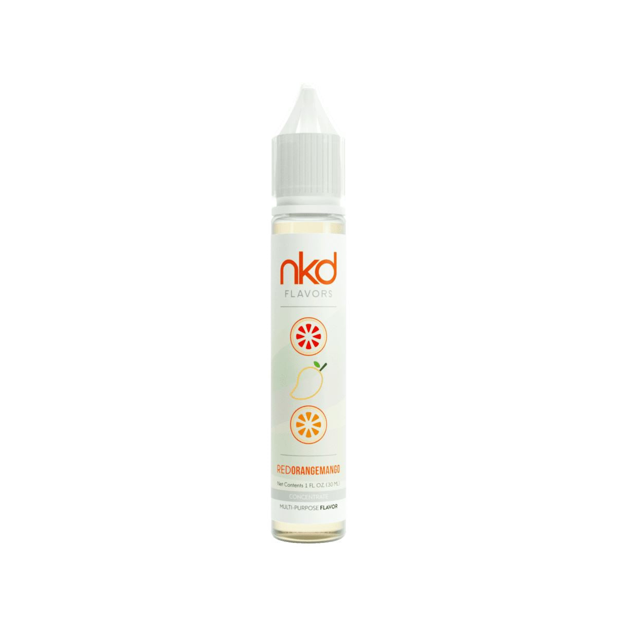 NKD Flavor Concentrate 30mL Bottle red orange mango