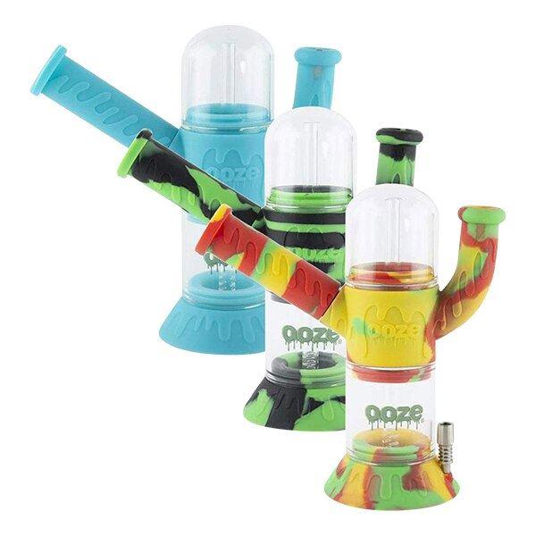 Ooze Cranium Silicone Water Pipe & Nectar