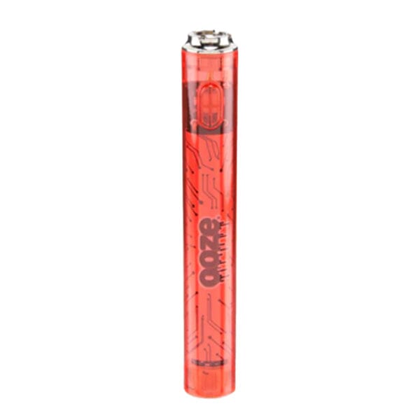 Ooze Slim Clear Series | Battery 400 mAh rubu red