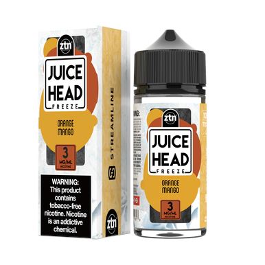 Orange Mango Freeze Freebase E-Juice by Juice Head 100mL with Packaging