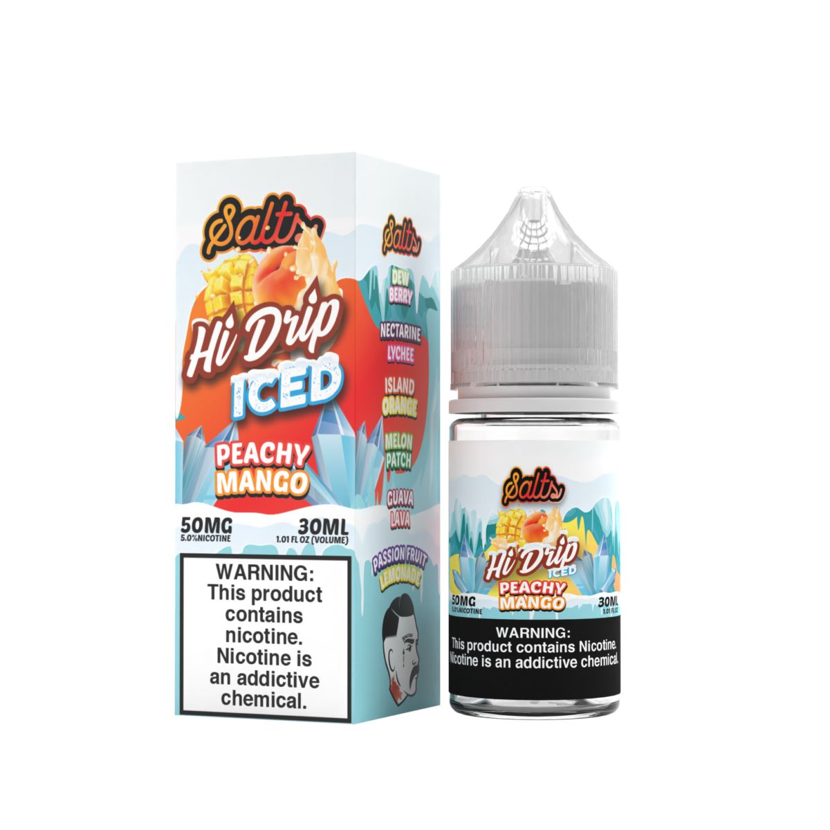 Peachy Mango Iced by Hi-Drip Salts Series 30mL with Packaging