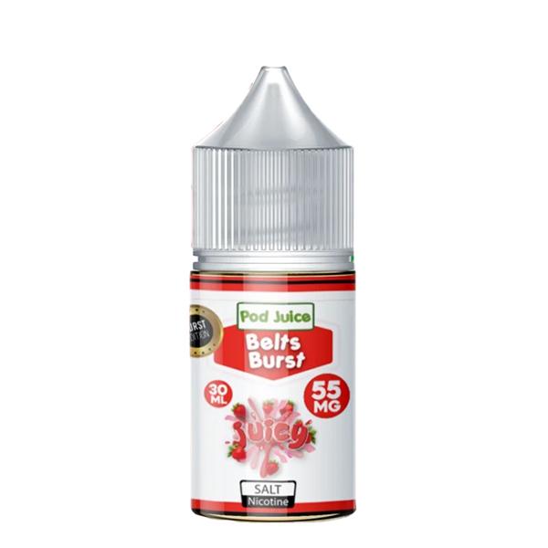 Belts Burst Salt by POD JUICE E-Liquid 30ml bottle