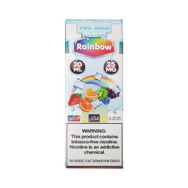 Rainbow Freeze by Pod Juice TFN Salt 30mL Packaging