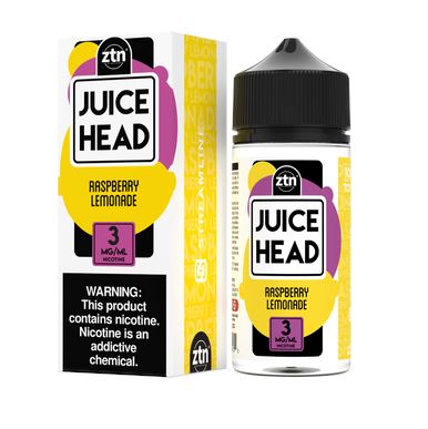 Raspberry Lemonade Freebase E-Juice by Juice Head 100mL with Packaging