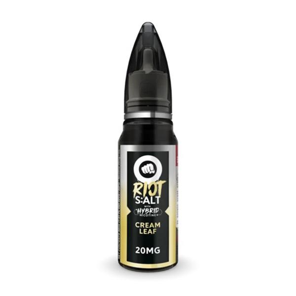 Cream Leaf Hybrid by Riot Squad Salt E-Liquid 30ml bottle