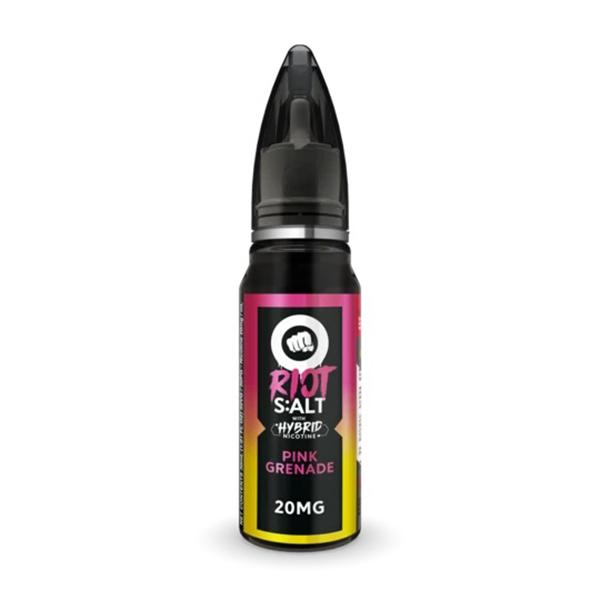 Pink Grenade Hybrid by Riot Squad Salt 30ml bottle