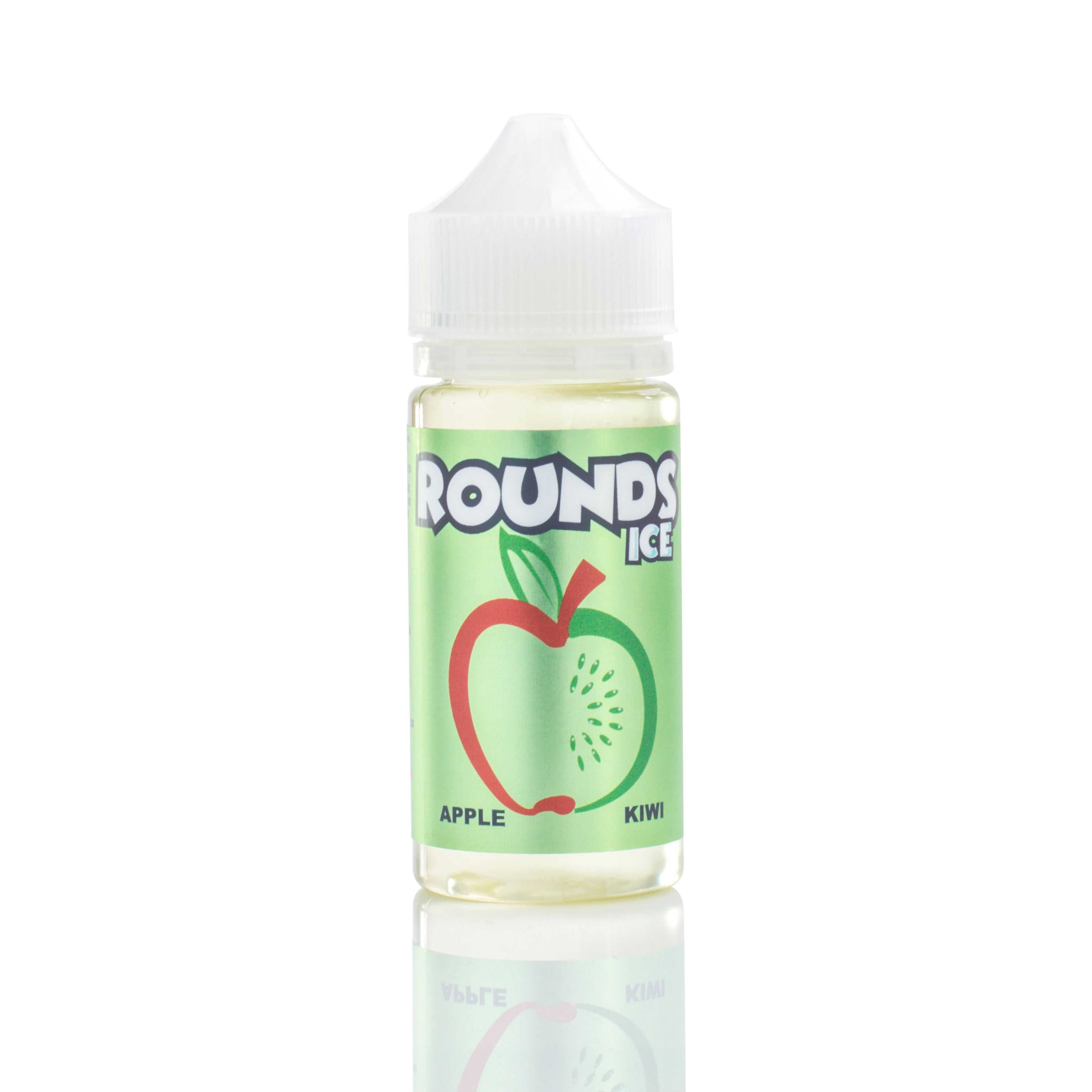 ROUNDS | Apple Kiwi Ice Eliquid bottle