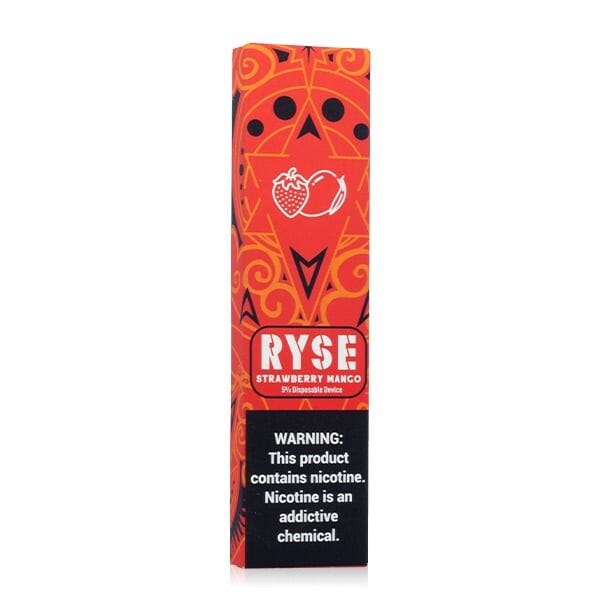 RYSE | Disposable E-Cigs strawberry mango packaging