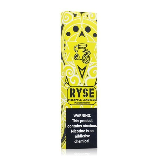 RYSE | Disposable E-Cigs pineapple lemonade packaging