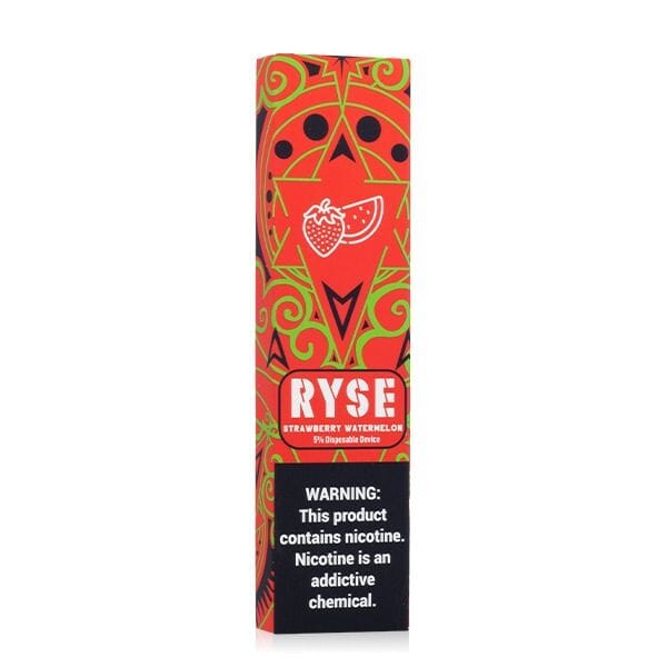 RYSE | Disposable E-Cigs strawberry watermelon packaging