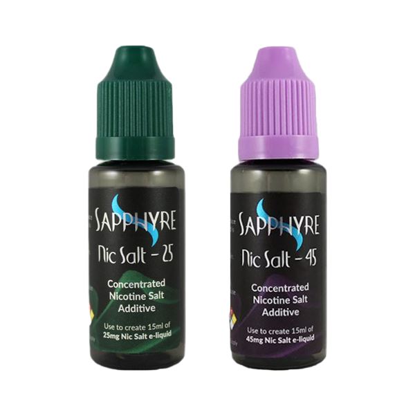 Sapphyre Concentrated Nicotine Salt Solution | Pre-Measured | 15mL group photo