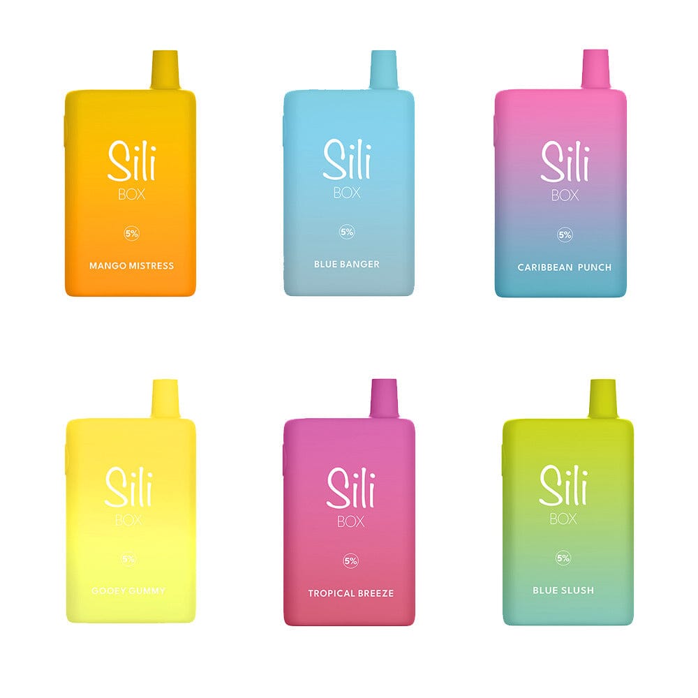 Sili Box Disposable 6000 Puffs 16mL 50mg group photo