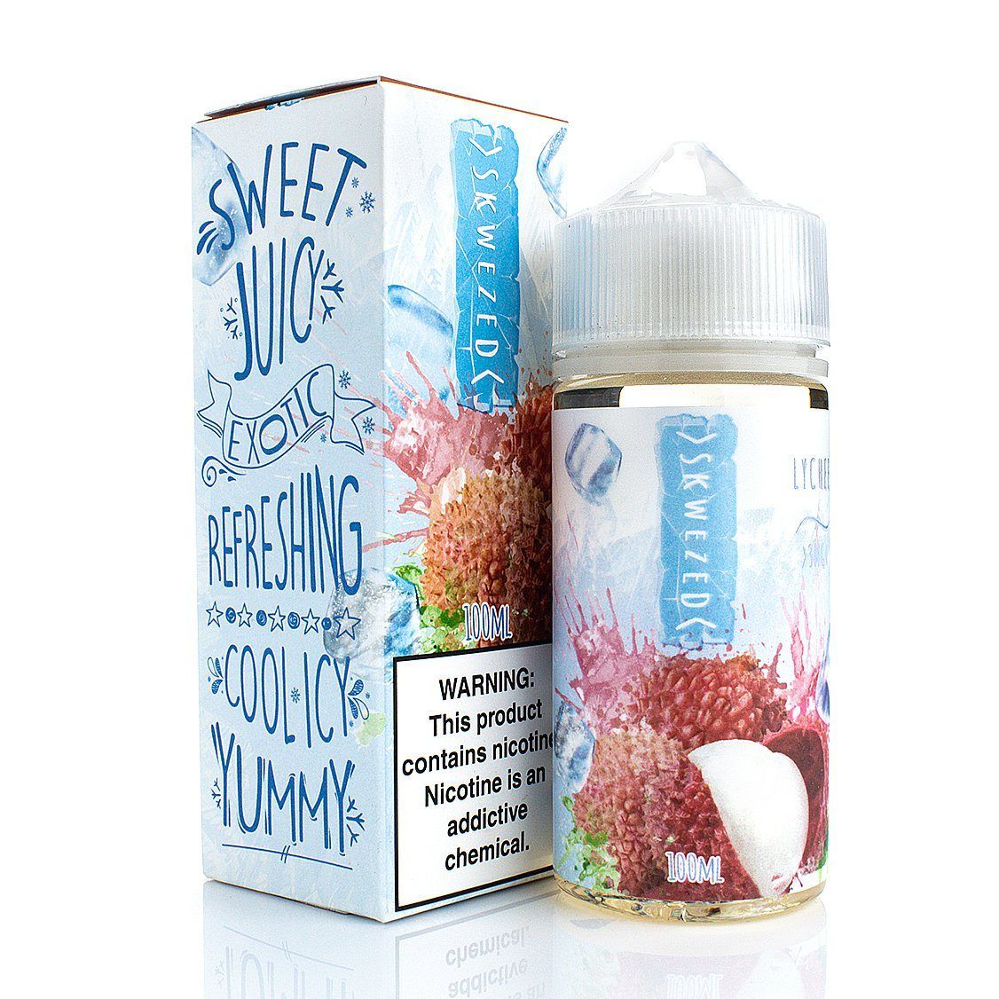 Lychee ICE by Skwezed 100ml with packaging