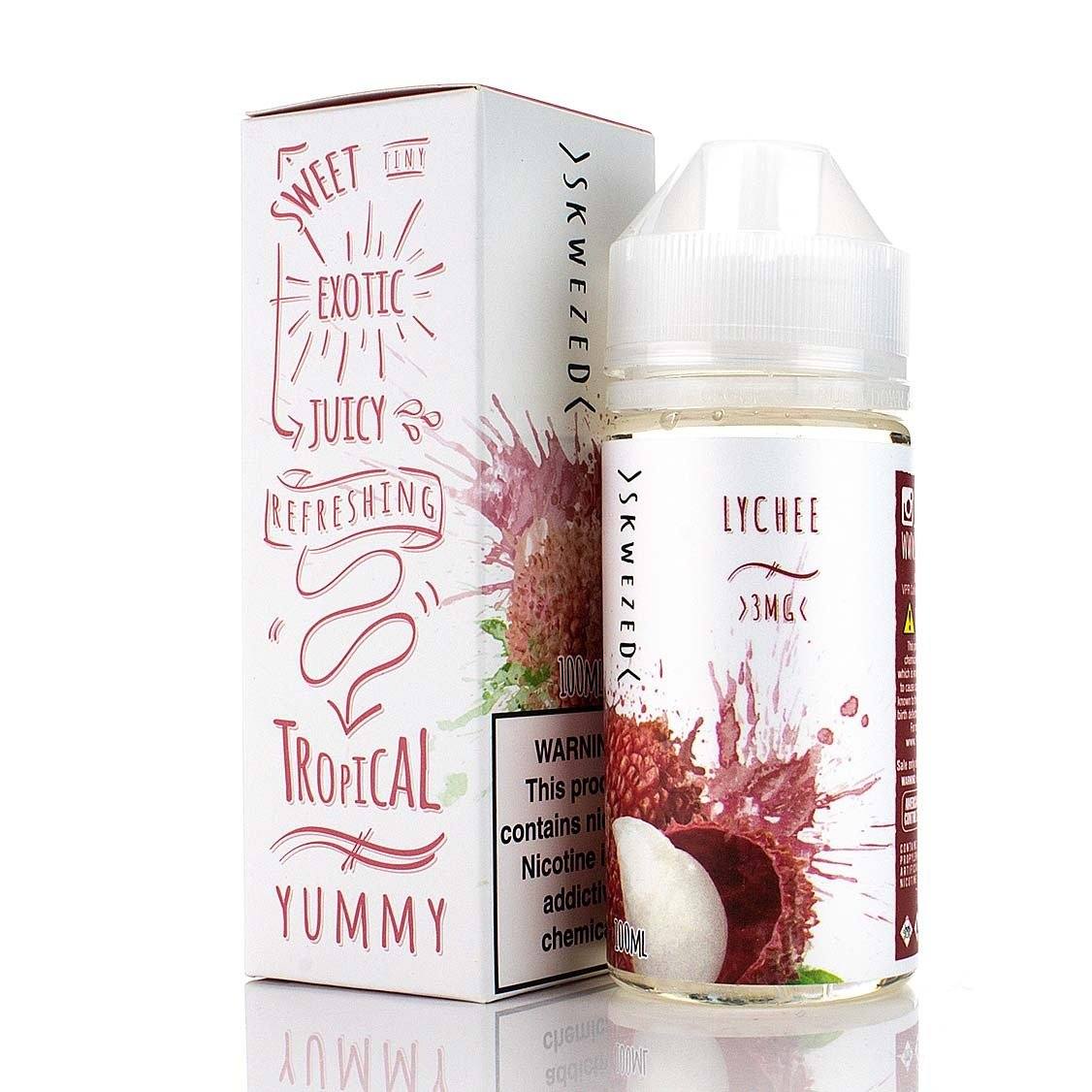 Lychee by Skwezed Salt 100ml with packaging