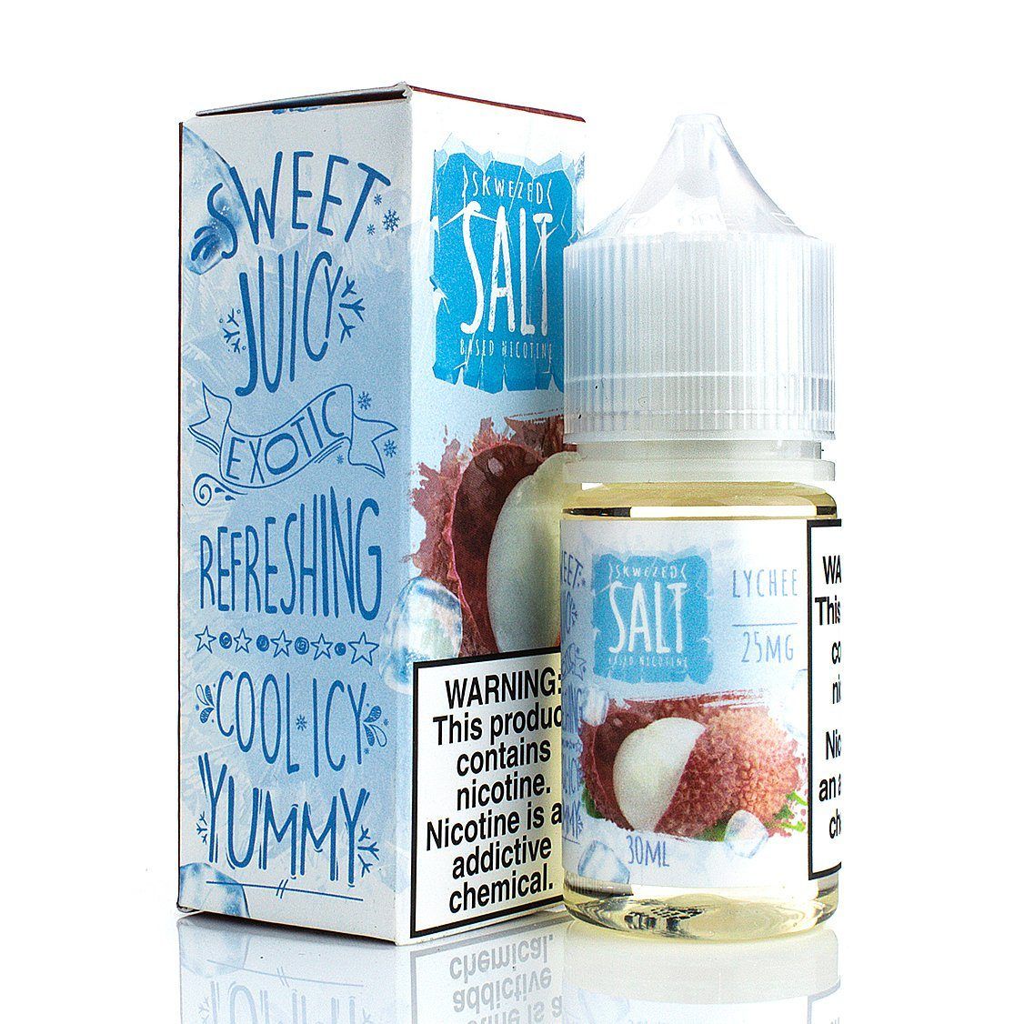 Lychee Ice by Skwezed Salt 30ml with packaging