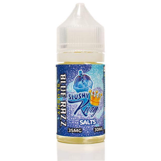 SLUSHY KING SALTS COLLECTION 30ML ELIQUID blue razz bottle