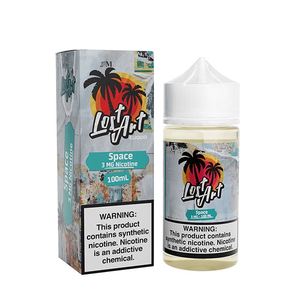 Space by Lost Art E-Liquid 100ml with packaging