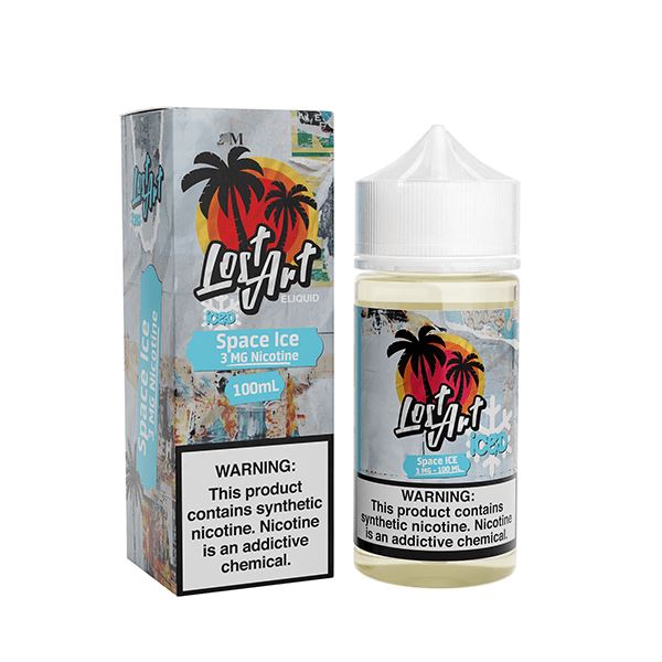 Space Ice by Lost Art E-Liquid 100ml with packaging