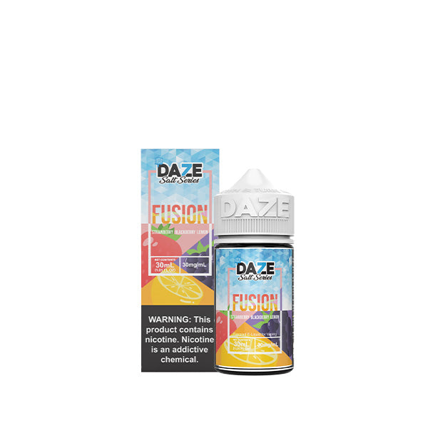 Strawberry Blackberry Lemon Iced by 7Daze Fusion Salt 30mL with Packaging