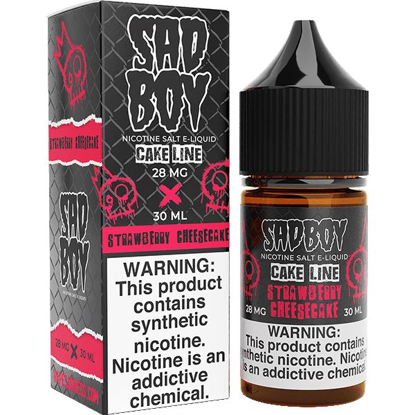 Strawberry Cheesecake by Sadboy Salts 30ml with Packaging