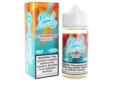 Strawberry Mango Iced by Cloud Nurdz TFN 100ml with Packaging