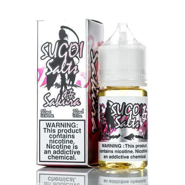 Sakura by SUGOI SALT 30ml with packaging