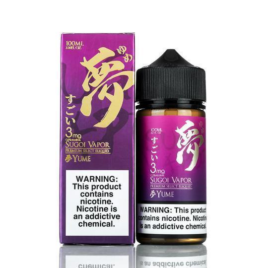 Yume by Sugoi Vapor 100ml with packaging