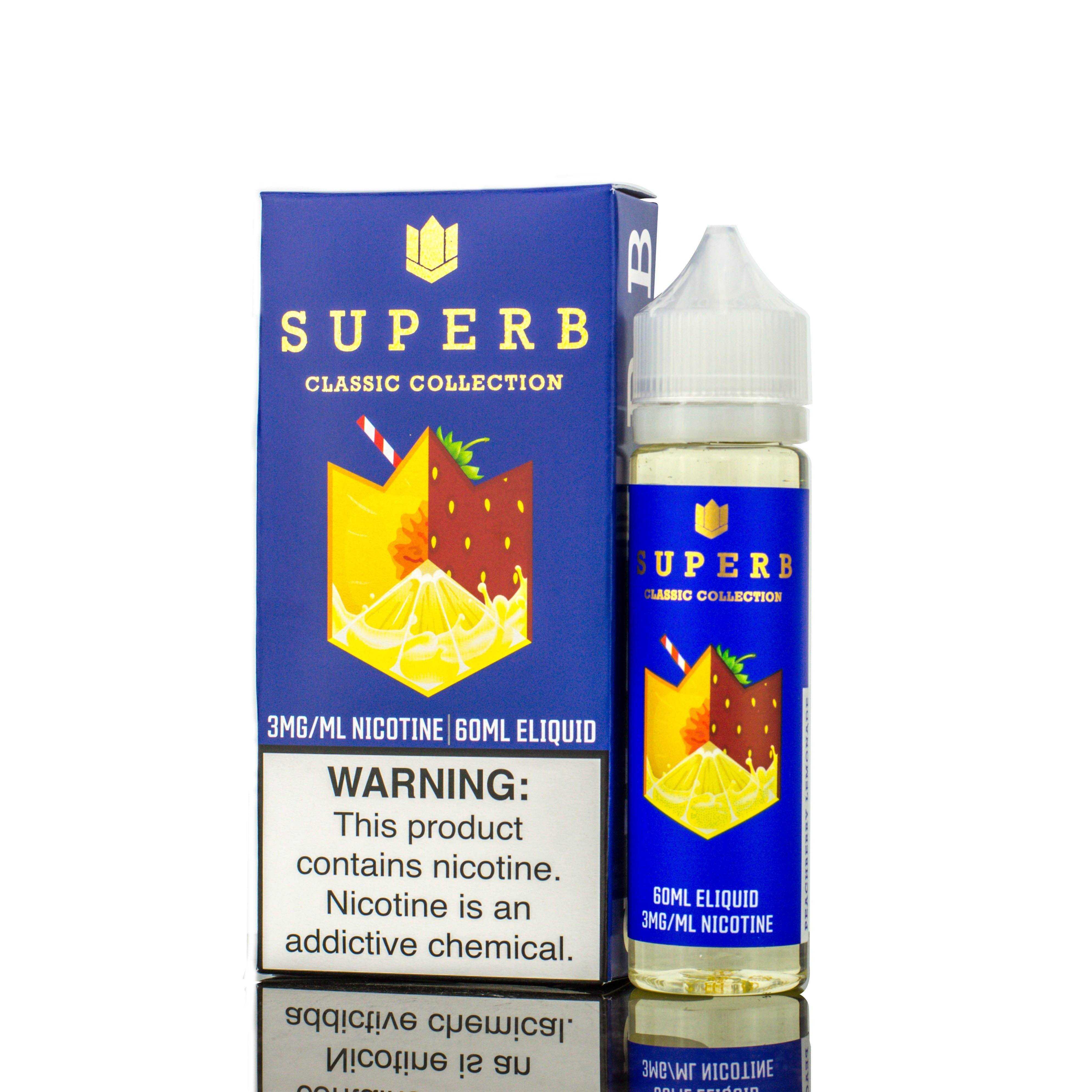 SUPERB CLASSIC COLLECTION | Peachberry Lemonade 60ML eLiquid  with Packaging