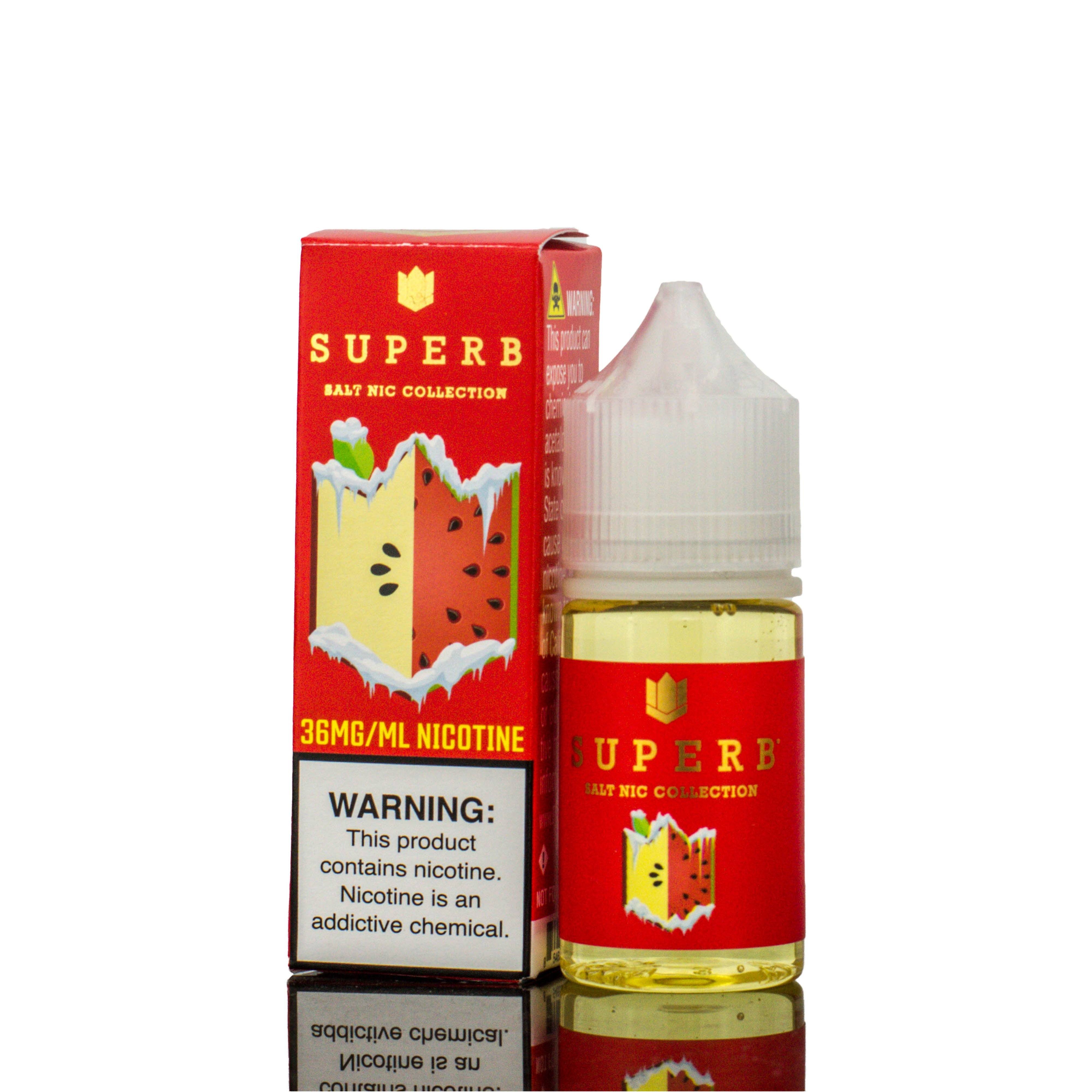 SUPERB SALT NIC COLLECTION | Applemelon X 30ML eLiquid with packaging