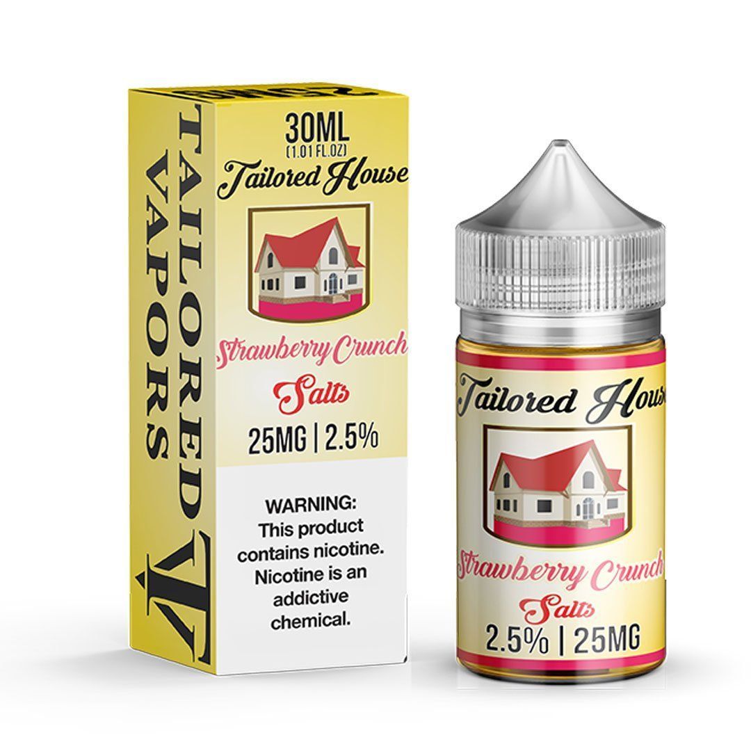 TAILORED HOUSE | Strawberry Crunch 30ML eLiquid with packaging