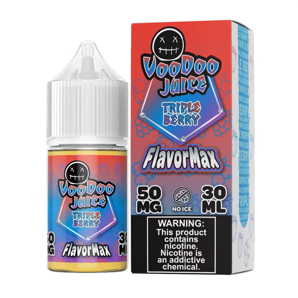 Triple Berry by Voodoo Juice FlavorMax Salts Series 30mL with Packaging