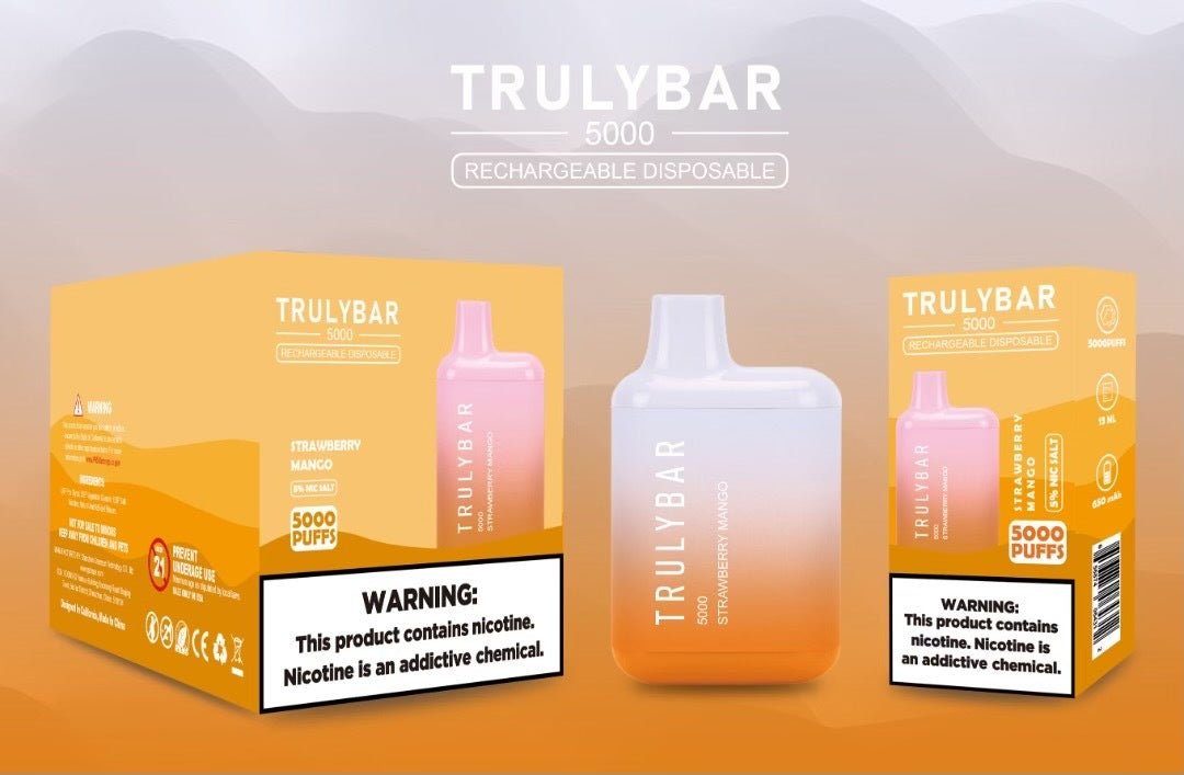 Truly Bar (Elf Edition) 5000 Puffs 13mL strawberry mango with packaging