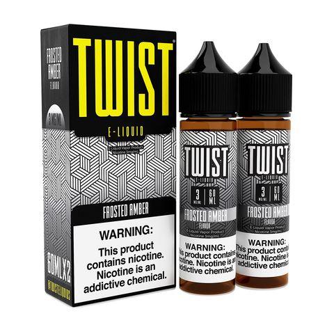 Frosted Amber by Twist E-Liquids 120ml with packaging