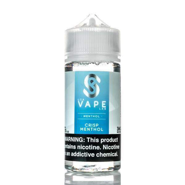 USA VAPE LABS | Crisp Menthol 100ML eLiquid bottle