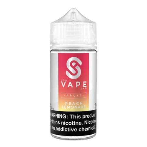 Peach Lemonade by USA VAPE LABS 100ml bottle