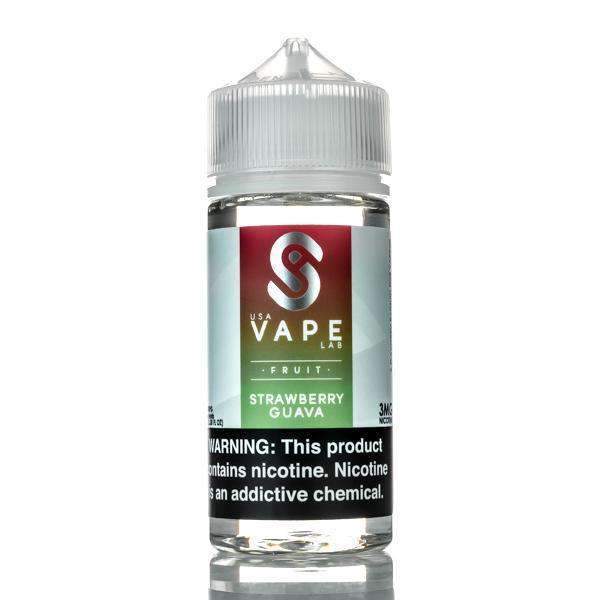 Strawberry Guava by USA Vape Lab E-Liquid 100ml bottle