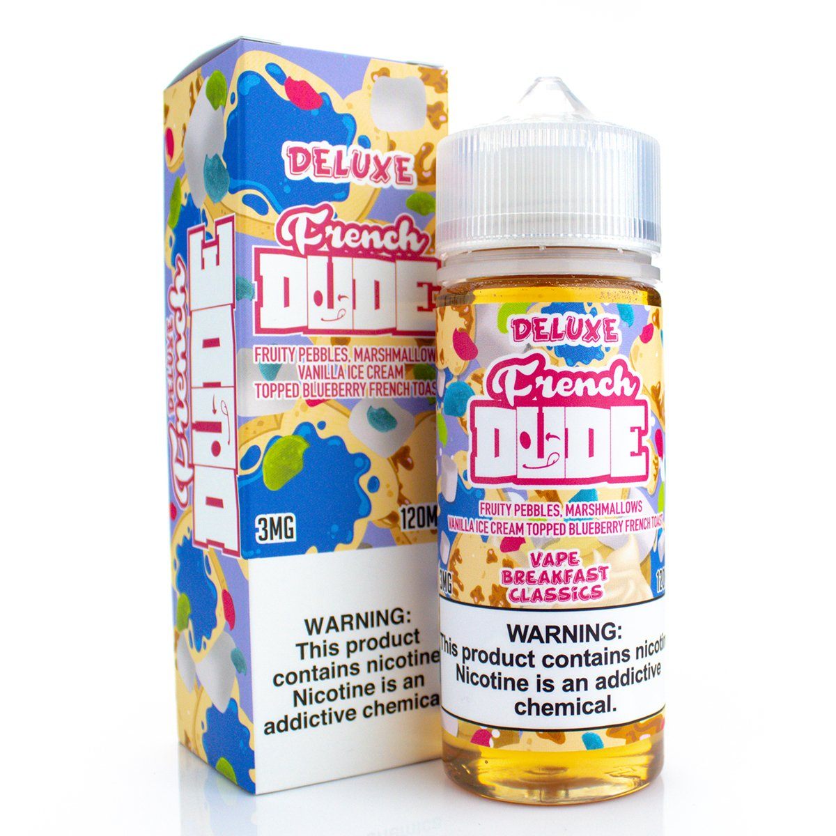 Deluxe French Dude by Vape Breakfast Classics 120ml with packaging