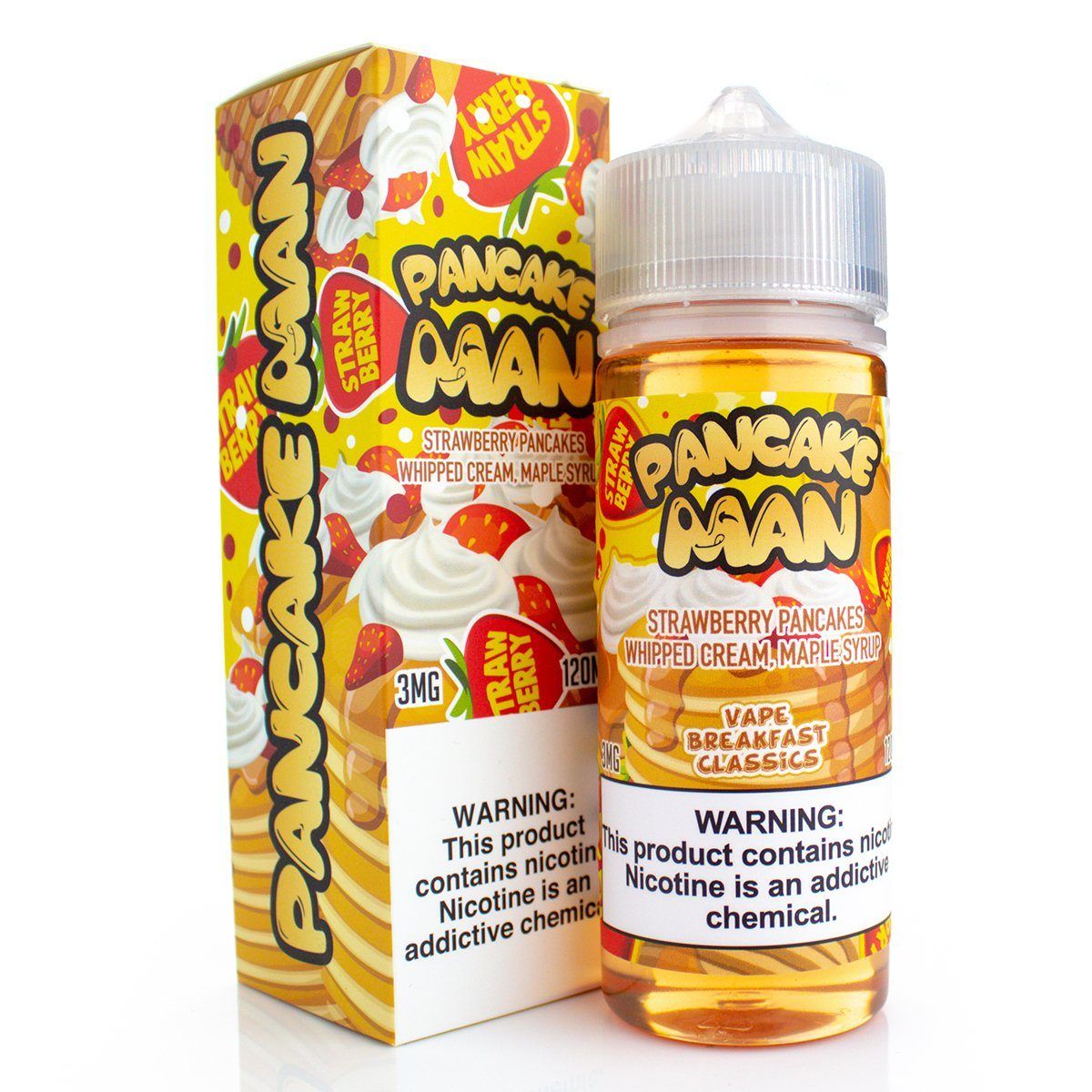 Pancake Man by Vape Breakfast Classics 120ml with packaging