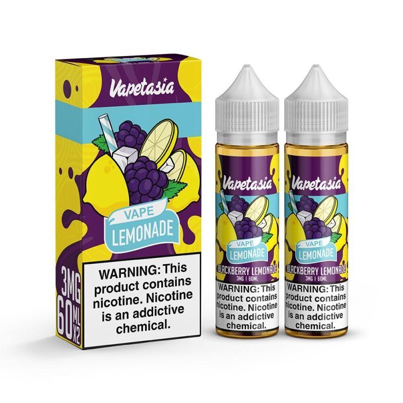 VAPETASIA | Blackberry Lemonade 2X60ML eLiquid with Packaging