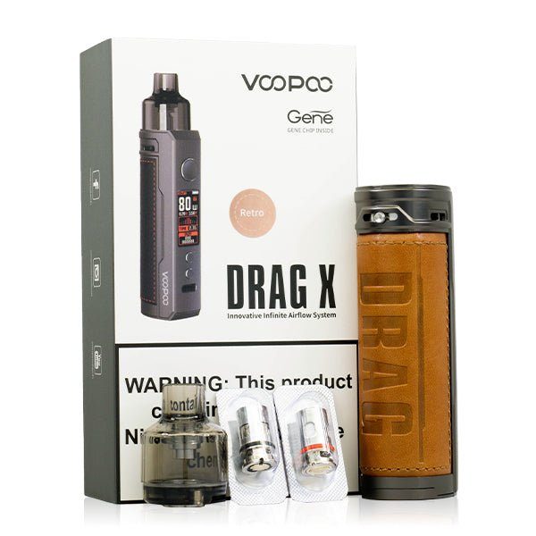  VooPoo Drag X 80w Pod Mod Kit with packaging