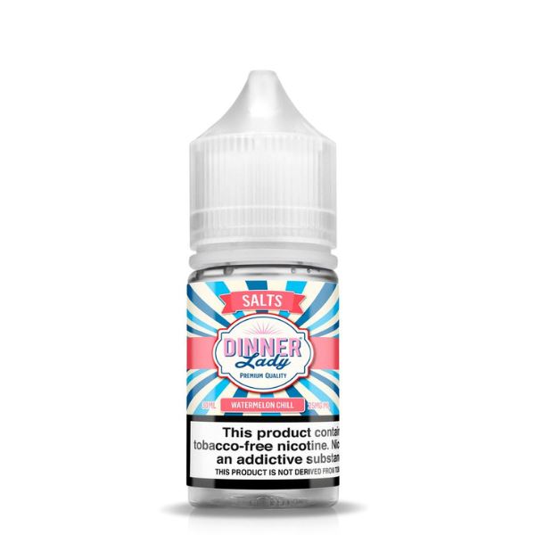 Watermelon Chill by Dinner Lady Tobacco-Free Nicotine Salt 30ml bottle