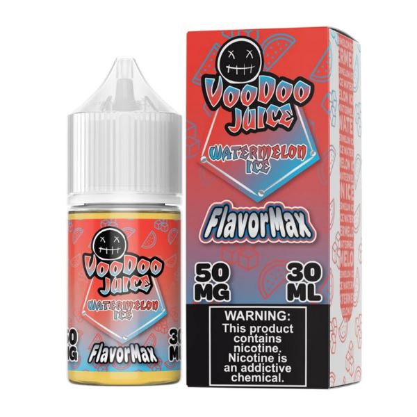 Watermelon Ice by Voodoo Juice FlavorMax Salts Series 30mL with packaging