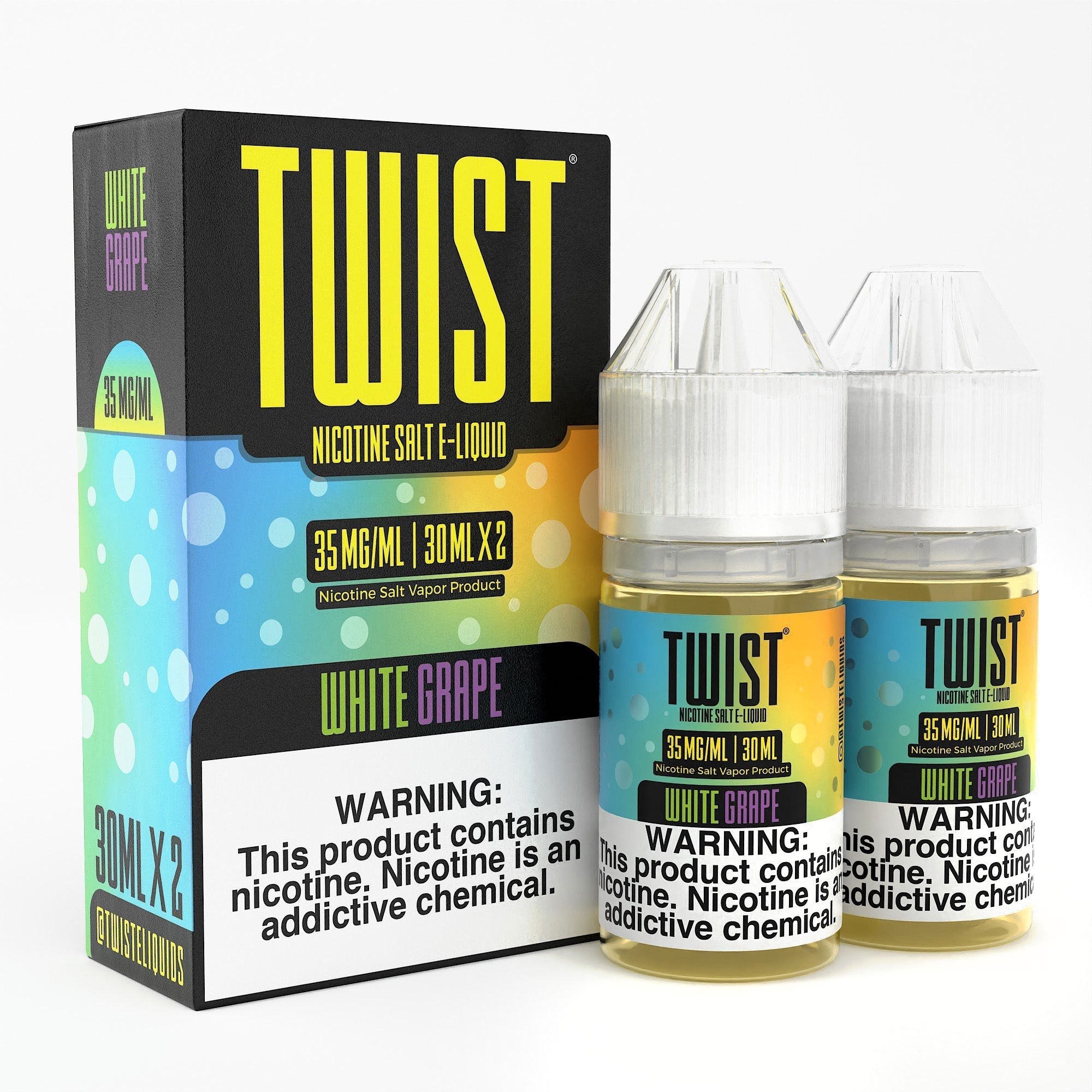 White Grape by Twist Salt E-Liquids 60ml with packaging